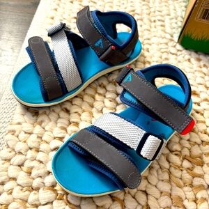 Plae Wes Sandal in Aloha Blue